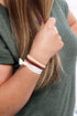 Kenz Laurenz 100 Hair Elastics, No Crease Ouchless Ponytail Holders, 4mm, Brown