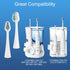 Toothbrush Heads for Waterpik Triple Sonic Tooth Brush, 5 Count (Pack of 1), Complete Care 5.0/9.0, AquaSonic Duo, Black