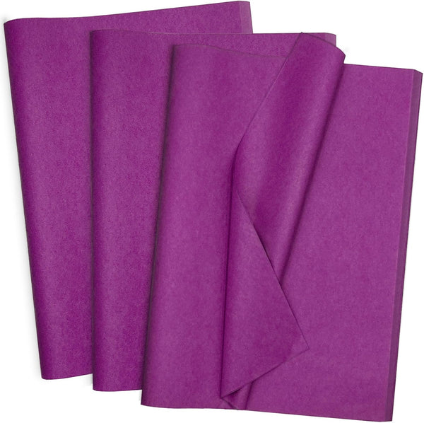Jkopsnr 120 Sheets Plum Tissue Paper 20x14 Inches for Gift Bags, Bulk Wrapping Tissue Paper for DIY Crafts, Holidays