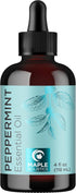 Peppermint Essential Oil for Diffuser Aromatherapy, 100% Pure Oil for Hair, Skin, Nails, and Topical Uses, 4oz