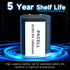 PKCELL 2CR5 4-Pack, 6V 1400mAh 2CR5M 5032LC DL245 EL2CR5 KL2CR5 RL2CR5 Lithium Battery Lithium Photo Battery