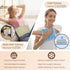 REVIX Microwave Heating Pad for Pain Relief - 8 * 14" Flaxseeds Heating Pad for Cramps, Muscle Ache, Joints