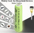 Zsolarigt 1.2V 2700mAh, 4 Counts 1.2V Rechargeable NiMh AA Battery Double A High Performance Batteries Long Lasting
