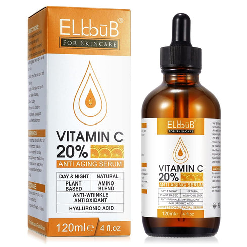 Premium 20% Vitamin C Serum for Face, with Hyaluronic Acid & Retinol for Anti Aging and Hydration