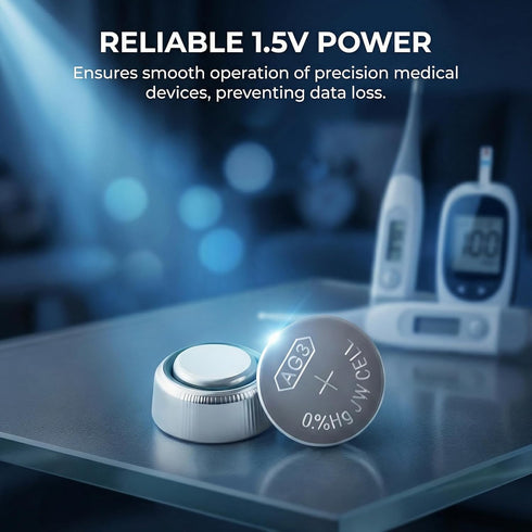 Soyasi LR41 AG3 L736f L736c L736 392 192 1.5V 15 Pack Button Batteries Alkaline Button Cell Batteries for Thermometer