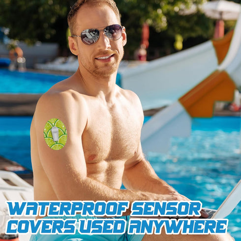 36 Pack Waterproof Adhesive Patch for Dexcom G6, Colorful CGM Patches, Pre-Cut Adhesive Tape for Glucose Monitor