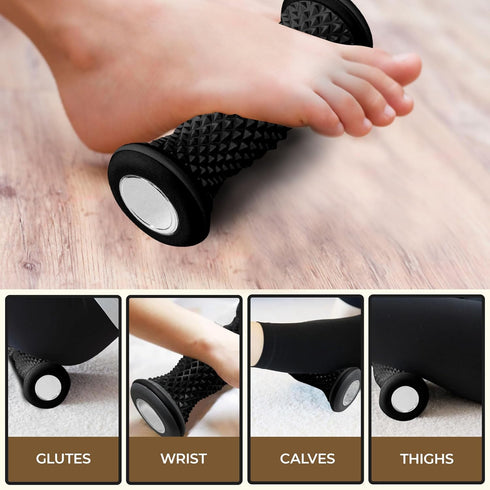 VORNNEX Foot Massager Roller - Portable Arch & Plantar Fasciitis Relief Tool - Deep Tissue Muscle Massage Roller