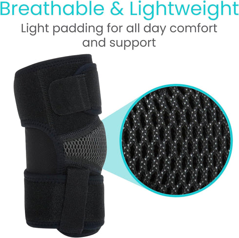 Vive Elbow Brace - Tennis Compression Sleeve for Golfers, Bursitis, Left or Right Arm - Tendonitis Support Strap