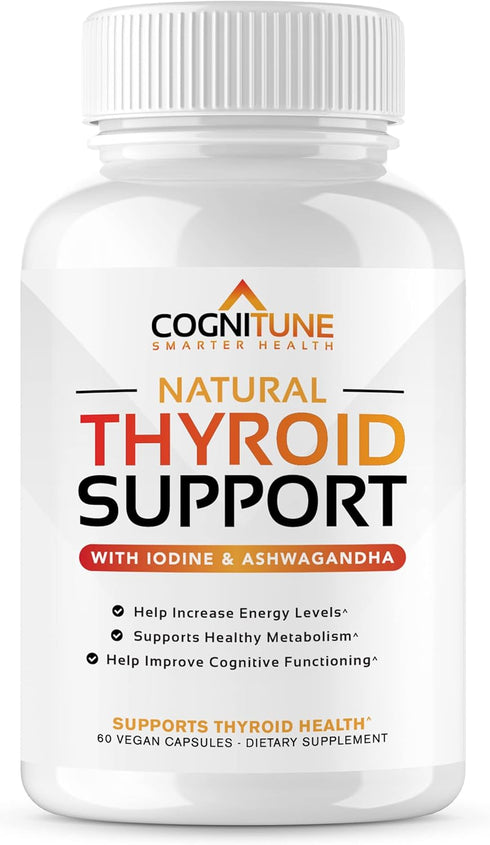 Thyroid Support Complex Supplement - Boost Energy, Focus, Metabolism for Women and Men