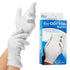 Moisturizing Eczema 100% Premium Cotton Gloves, Large, White, Cara, 1 Pair