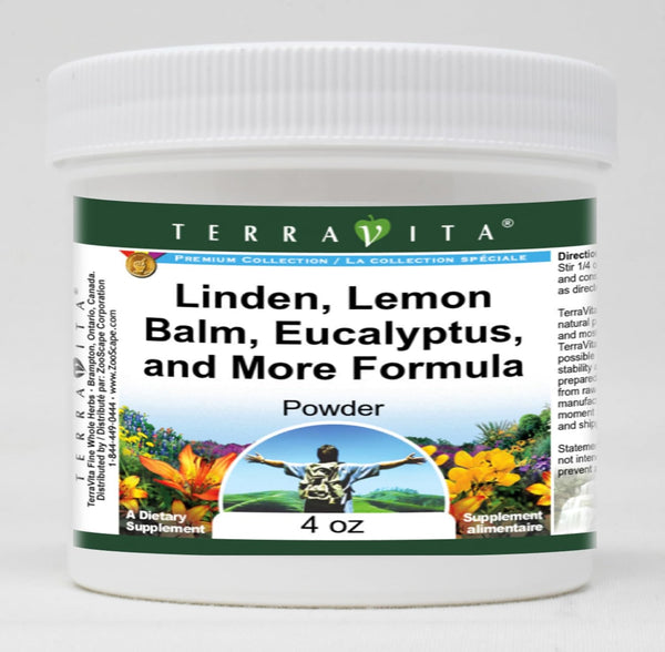 Terravita Expectorant Formula - Linden, Eucalyptus, Lemon Balm and More - Powder (4