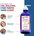 Natural Oil Pulling Mouthwash for Teeth and Gums | Cinnamon Flavor for Bad Breath | Organic Essential Oils, 16 oz