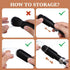3 Sets Travel Brush Makeup Set - 4 in 1 Mini Portable Lip Brush & Foundation Blending Brushes for Women