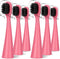 Compatible with Burst Kids Electric Toothbrush Replacement Heads, 6 Pack, Light Pink