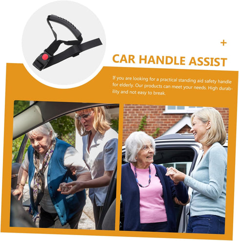 VALICLUD Car Door Assist Handle for Elderly Mobility Support Strap Ergonomic Grip for Vehicle Entry for Disabled