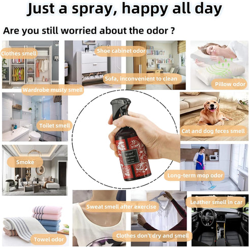 Qiapu Aromatherapy(Ocean-8.8oz) Linen Spray Natural Ocean Essential Oil Linen and Room Pillows and Sheets Spray
