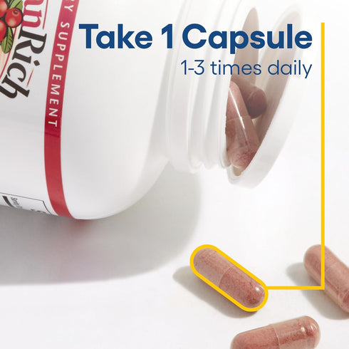 CranRich by Natural Factors, 90 Capsules, Super Strength Cranberry Concentrate, Antioxidant Supplement for Urinary