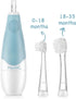 Papablic BabyHandy 2-Stage Sonic Electric Toothbrush for Babies & Toddlers, Ages 0-3 Years