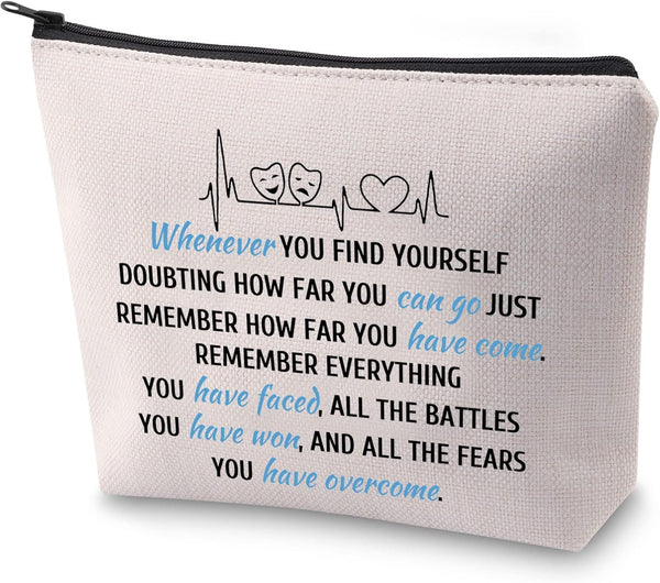 ZJXHPO Actress Gift Inspirational Makeup Bag for Broadway Musical Lover (WHE-THEATRE)