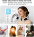 lewomo Smart Heated Neck Massager, Wireless Mini Electric Cervical Massage Device for Neck Pain Relief & Muscle