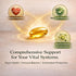 TRUE NATURALS 300 2-Year Immune (1) Aged Garlic Extract - Softgels, Odorless, Organic Garlic Supplement, Matured