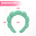 Spa Headbands for Washing Face - 3 Pc Set of Skincare Headbands with Wristbands, Cute Hair Accessories