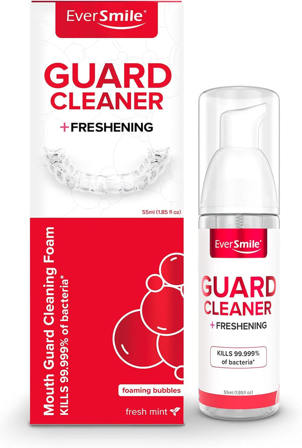EverSmile Guard Cleaner for Night Guards, Mouth Guards, and Sports Guards, Cleans & Fights Bad Breath (55 ml)