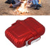 2PCS Torch Lighter Case, IP56 Waterproof Portable Cover for Outdoor Camping Travel (Red)