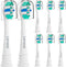 Toothbrush Replacement Heads for Philips Sonicare, C2 Brush Heads Compatible with ProtectiveClean 4100, 8 Pack