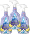 Astonish Streak Free Window & Glass Cleaner, 3 Pack Spray Bottles with Vinegar for Deep Cleaning, 750ml