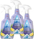 Astonish Streak Free Window & Glass Cleaner, 3 Pack Spray Bottles with Vinegar for Deep Cleaning, 750ml