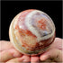 PPOZYLPC 1pcs 210-300g Pork Stone Ball, Quartz Crystal Red Ball,
