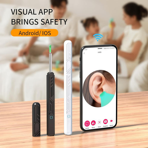 kukzau 1080P Ear Wax Removal Tool Camera HD Ear Cleaner with Light, Earwax Removal Kit for Ear Cleaning, Safe Ear