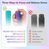 ZongniYiT 3D 2 Pack New Little Ouchies Pain Fidget, Printed Pain Stim Fidget for Adult , Spiky Grippy Stim Keychain