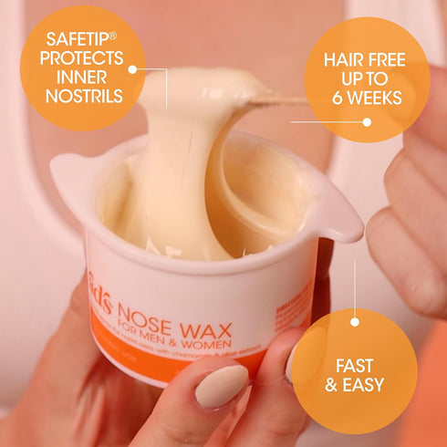 Nad's Nose Wax Kit for Men & Women - Quick & Easy Nose Hair Removal, 1 Count