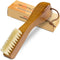 TAKAVU Laundry Brush for Stain Removal - Natural Boar Bristle Cleaning Brush with Ergonomic Handle