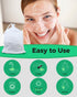 ProCIV Reusable Makeup Remover Pads - 25 Packs Washable Organic Cotton Rounds with Laundry Bag (Black)