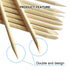 Orange Sticks for Nails, 200pcs 4.5 inch Wooden Cuticle Pusher Sticks Orange Wood Stick Nails for Manicure & Pedicure Nail Wooden Sticks Remover Manicure Pedicure Tool