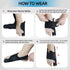 1 Pair Bunion Corrector - Night Bunion Splint, Big Toe Straightener, Bunion Brace for Pain Relief (Black/Grey, One Size)