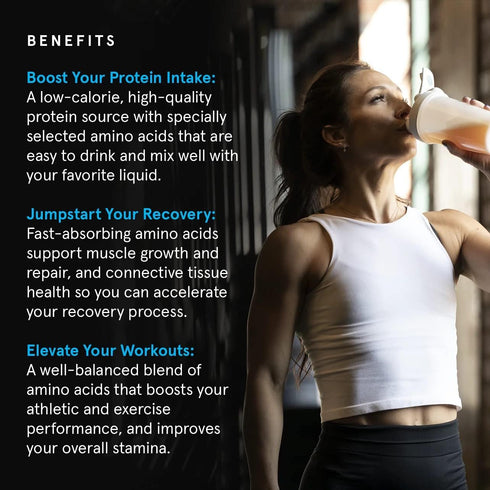 Momentous Vital Aminos Powder Supplement - BCAA & EAA, Tropical Punch, NSF Certified, 30 Servings