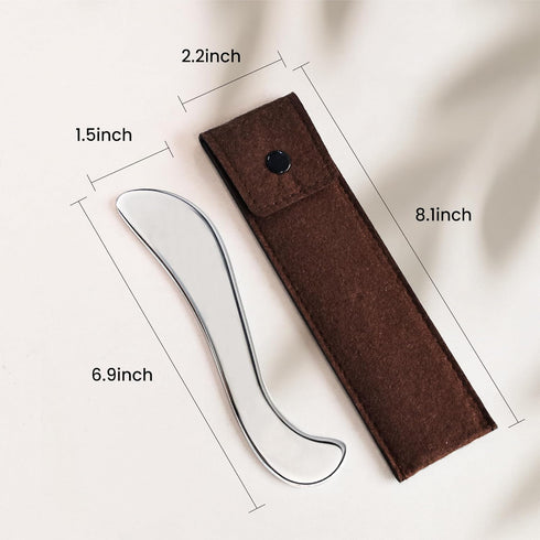 Muscle Scraper Tools, Stainless Steel Guasha Tool for Body, Scraping Tool Physical Therapy, Myofascial Release Tool