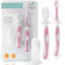 Cherish Baby Care Baby Toothbrush & Toddler Toothbrush Set (0-2 Years), BPA-Free Safety-Tested Food-Grade Silicone