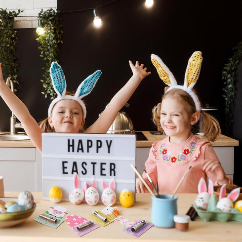 Waldeinsamkeit 16Pcs Easter Money Holders Happy Easter Cash Gifts Cards for Gifting Cash Check Variety Fund Money Card