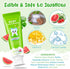 Smddx 2-3 2.1 oz (60g) (2 Pack, Fluoride-Free Baby Toothpaste for Ages Natural Fruit-Flavored Mild Formula Pea-Sized