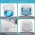 77.8OZ Laundry Detergent Dispenser Container, 3 Pack Liquid Dispenser for Laundry Room, Clear with Labels