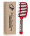 KTKUDY Detangling Hair Brush - Boar Bristle & Tangle-Free Design for Kids, Women, and Men, Pain-Free Styling (Red)