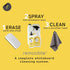 Microfiber Cleaning Cloth, Streak Free Whiteboard Rags, Dry Erase Towels, Pack of 12, Size 10 x 10 inch