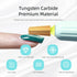 Safety Tapered Nail Drill Bits, Titanium Coating Rounded Top Manicure Carbide Bit for Electric Drills