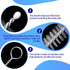 Straw Cleaner Brush Kit - 50 PCS Reusable Drinking Straw Cleaner for Baby Bottle, Sippy Cup, Water Bottle, Tubes