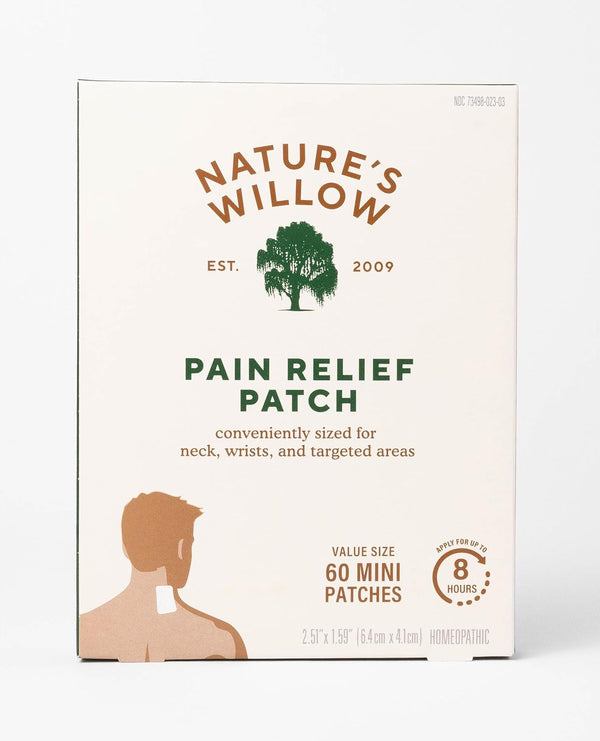 Nature's Willow Fast-Acting Willow Balm Natural Relief Patches for Help Alleviating Muscle